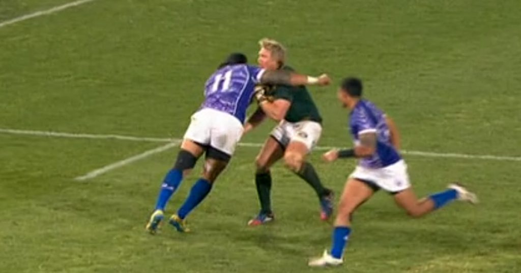 First of two new high tackle laws to be trialled this week at U20