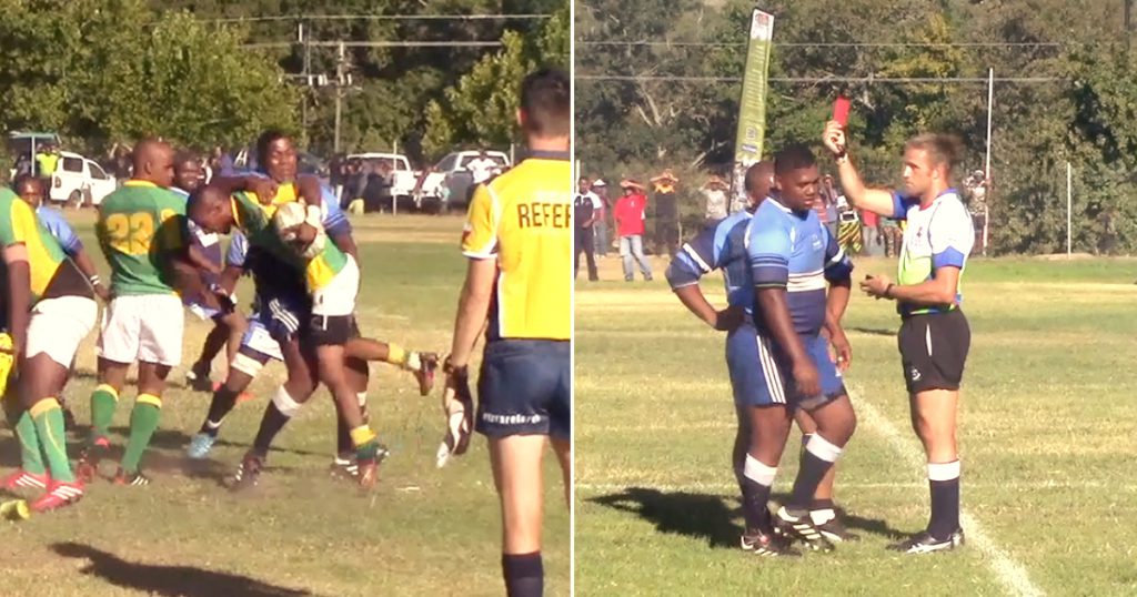 Referee describes this horrendous spear tackle as the worst he's ever