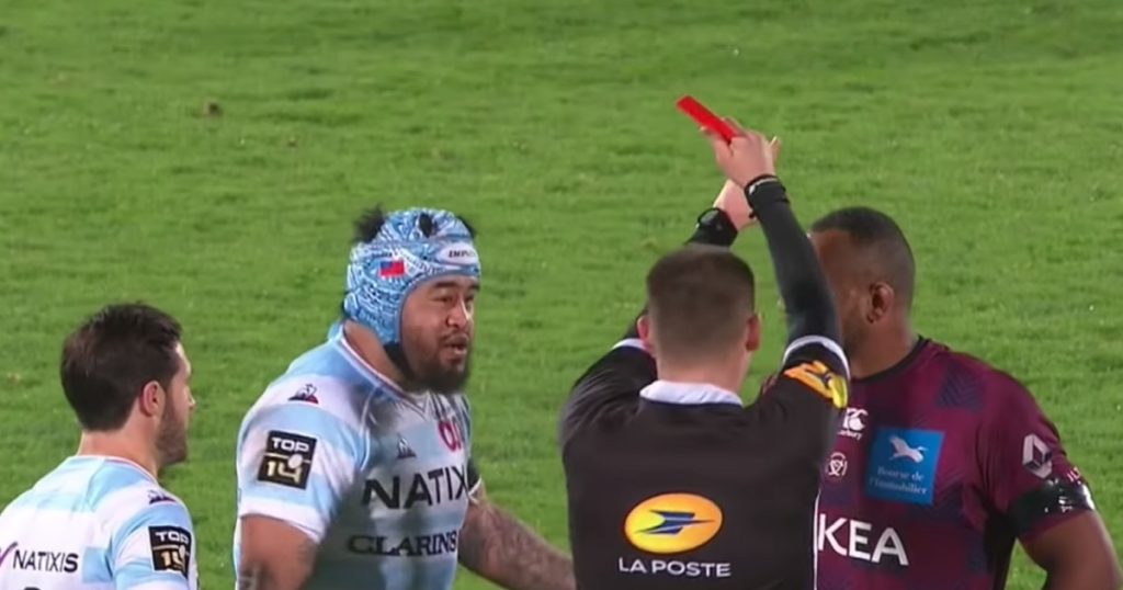 Ole Avei sent off against former club after sickening high tackle knockout