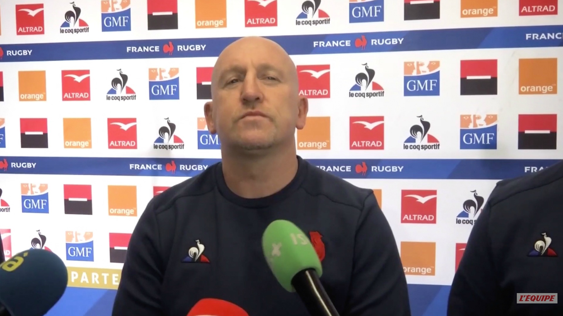 Shaun Edwards bravely attempts French in first interview, it's