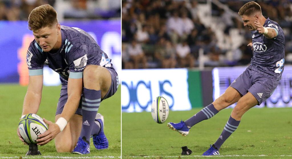 Jordie Barrett one ups two Kiwi legends with absolute monster kick