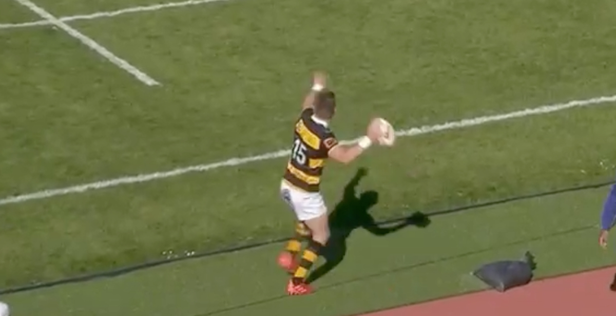 Jordie Barrett throws ridiculous NFL-style pass in Mitre 10 Cup | Rugbydump