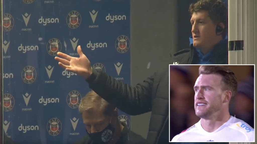WATCH: Every angle of Stuart Hogg's naughty trip during Exeter win