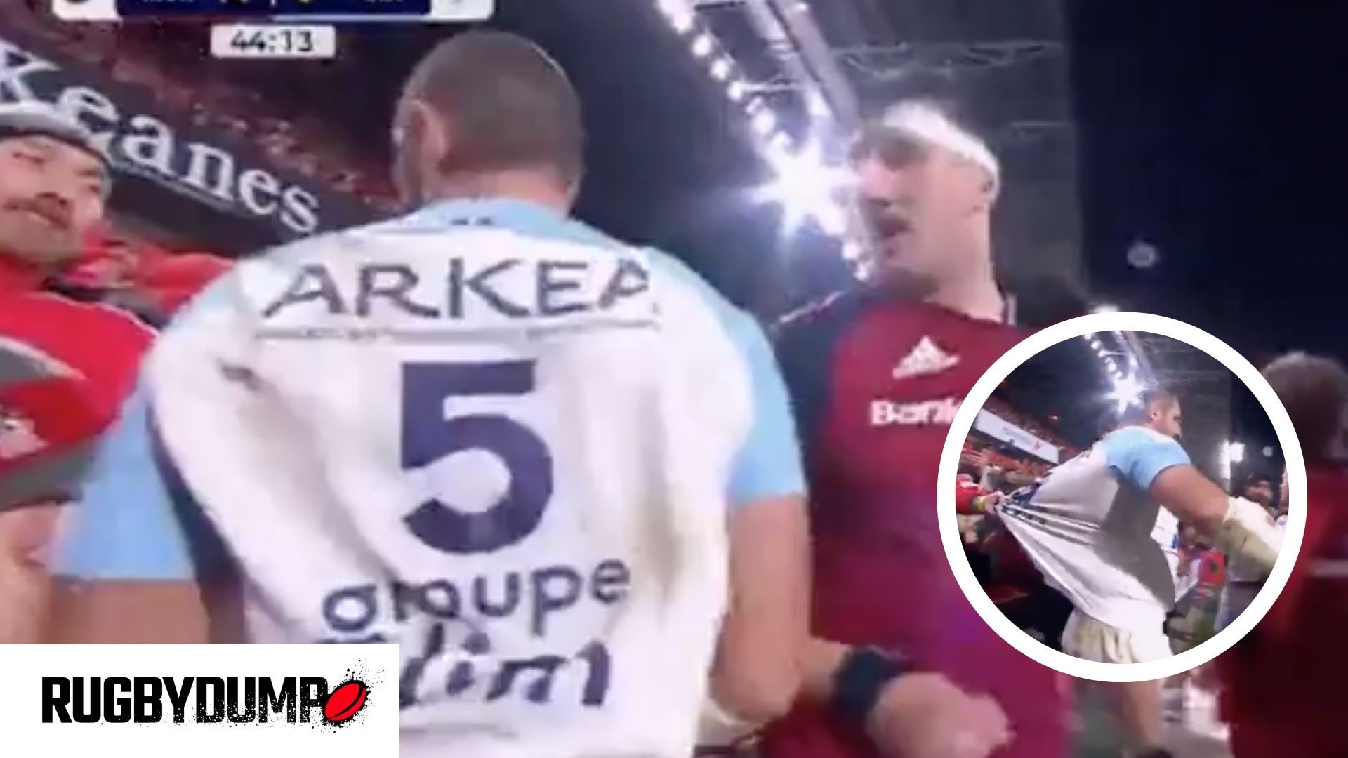 Rugby fan grabs 130kg lock's jersey during scuffle Rugbydump