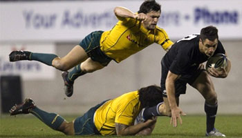 All Blacks beat the Wallabies to all but secure the Tri Nations title