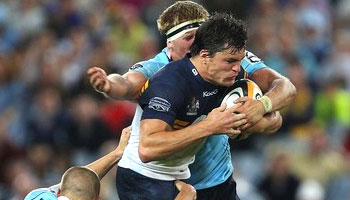 Adam Ashley-Cooper disallowed try against the Waratahs