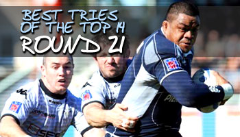Best tries of the Top 14 - Round 21