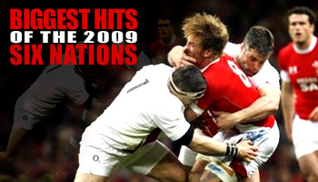 Biggest hits of the 2009 Six Nations