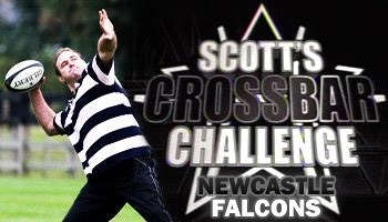 Scott Quinnell's crossbar challenge - Newcastle