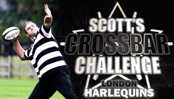 Scott Quinnell's crossbar challenge - Harlequins