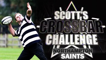Scott Quinnell's crossbar challenge - Northampton Saints
