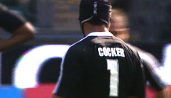 Edwin Cocker hit from the London Sevens - NZ vs Arg