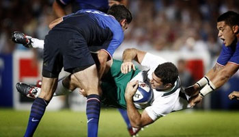 France withstand Ireland comeback to win first of two match series