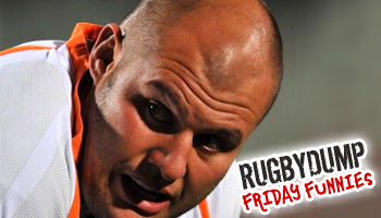 Friday Funnies - CJ shows us why he's not a scrumhalf