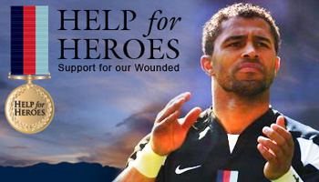 Help For Heroes match raises over 1.1 Million