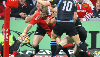 Jean De Viliers try seals win for Munster over Glasgow