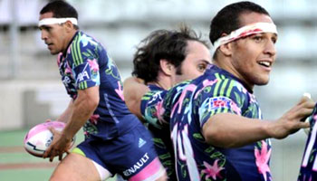 Julien Arias great individual try for Stade Francais