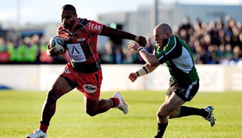 Mafileo Kefu try for Toulon against Connacht