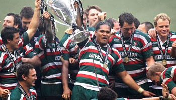 Leicester win the Guinness Premiership after beating Saracens in classic final