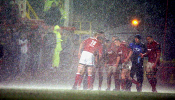 Tropical Monsoon at Strady Park, Llanelli