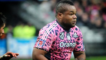 Mathieu Bastareaud huge hit on Rory Lamont