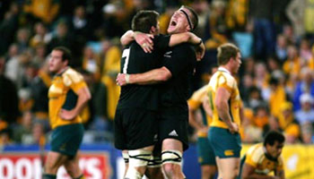 The All Blacks beat the Wallabies to retain the Bledisloe Cup