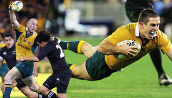 Scott Staniforth winning try - Bledisloe One