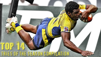 Top 14 Tries of the Season Compilation