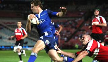 Nick Evans try vs the toothless Lions