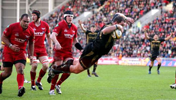 Prop Paul James scores twice as Ospreys beat Scarlets