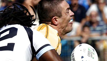 Seru Rabeni wrecks Barnes and Staniforth