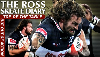 The Ross Skeate Diary - Top of the table, but out of action