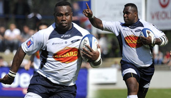 Rupeni Caucaunibuca's two tries for Agen against Narbonne