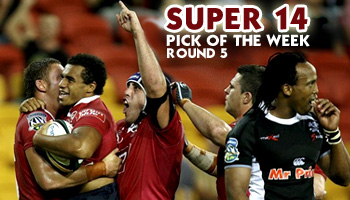 Super 14 Pick of the Week - Round 5