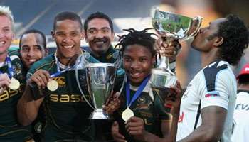 South Africa win the IRB Sevens World Series, Fiji win Edinburgh leg