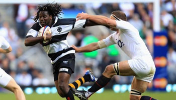 England hang on to beat the Barbarians at Twickenham