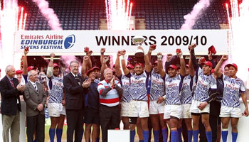 Samoa win Edinburgh leg and World Series Sevens title