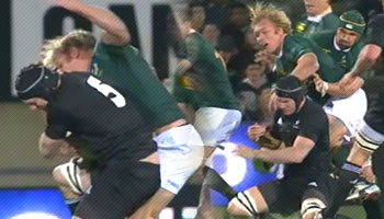 The Ali Williams clash with Schalk Burger