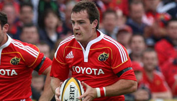 Scott Deasy try for Munster against Edinburgh