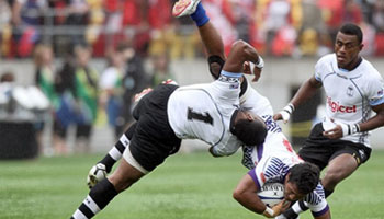 Seremaia Burotu red carded for huge tackle against Samoa