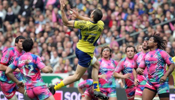 Clermont beat Stade Francais - Two big hits