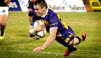 Bay of Plenty's length of the field try against Wellington