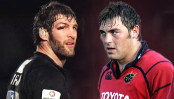 Tony Buckley handoff on Simon Shaw