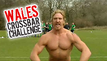 Wales take on the Crossbar Challenge